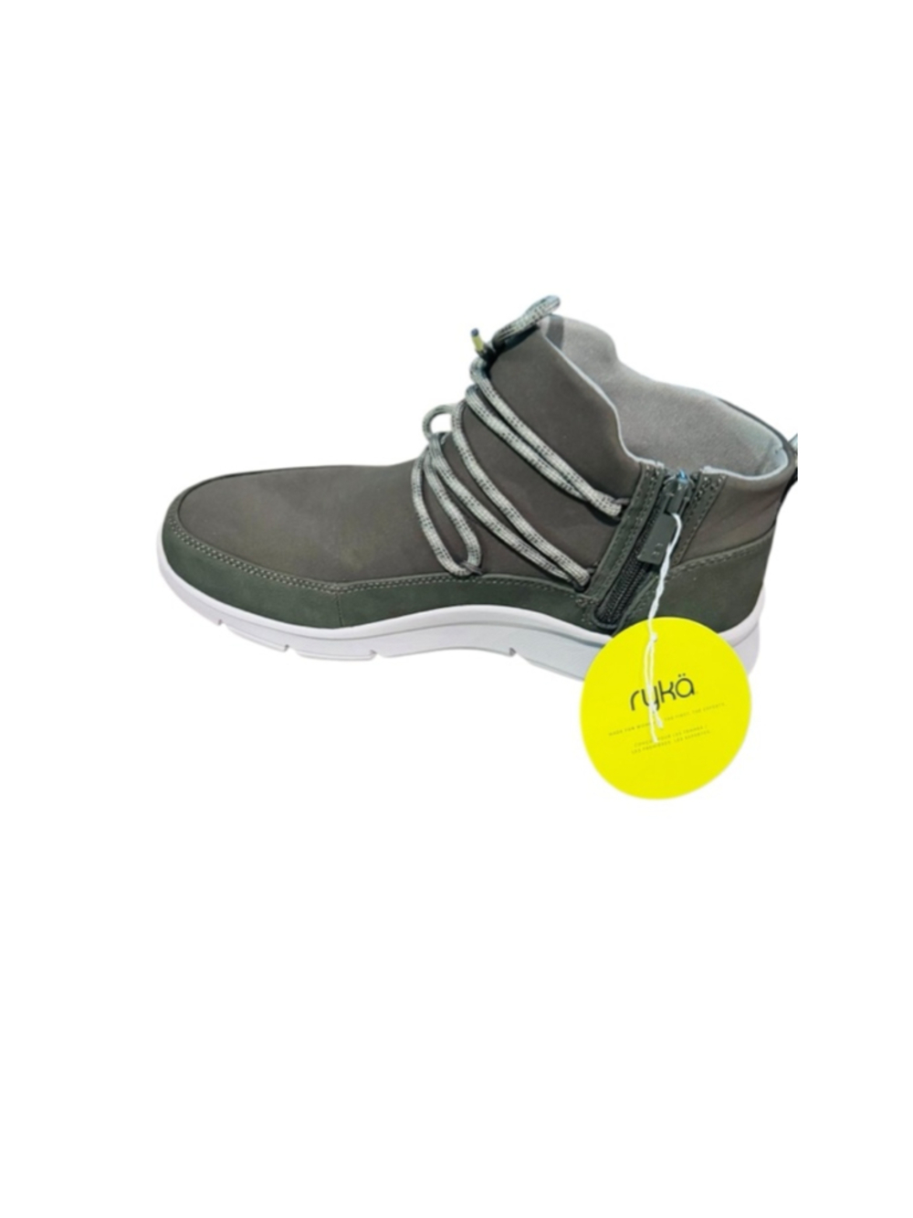 Women's Ryka booties 8.5 Green White Casual Charisma